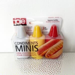 Joie Condiments Minis Set Ketchup Mustard Mayo New